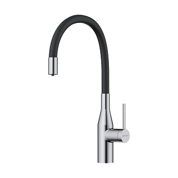 Смеситель Omoikiri Yatomi-2-Plus BN-BL латунь/нержавеющая сталь/черный