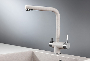 Смеситель для кухни Granula GR-2305, антик