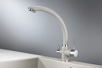 Смеситель для кухни Granula GR-2167, базальт