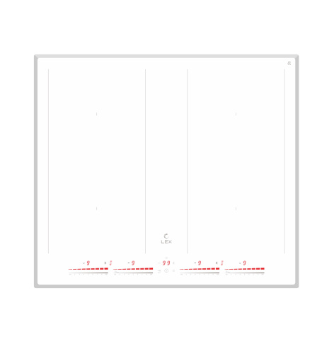 Варочная панель индукционная Lex EVI 641С WH