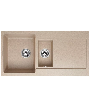 Кухонная мойка Kuppersberg MODENA 1,5B2D BEIGE