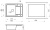 Кухонная мойка Granula Гранула GR-6501, чёрный