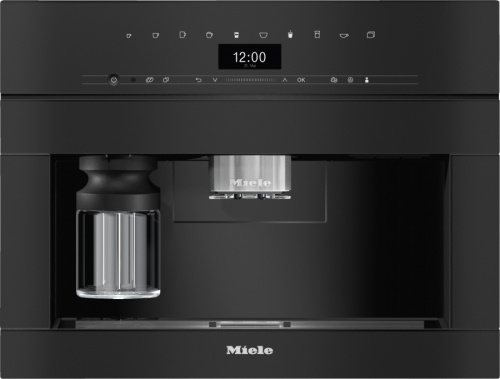 Встраиваемая кофемашина автоматическая Miele CVA7440 OBSW черный обсидиан