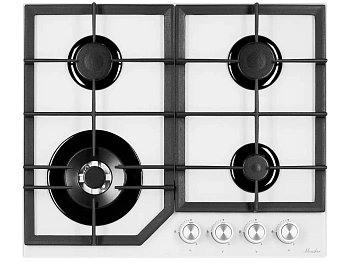 Газовая варочная панель Monsher MGG 60 Blanc