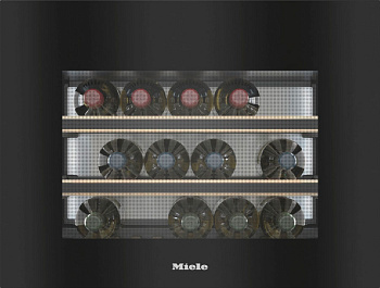 Винный шкаф встраиваемый Miele KWT 7112 iG OBSW Obsidian Black/Glass черный обсидиан/стекло