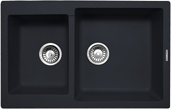 Кухонная мойка Zigmund & Shtain RECHTECK 400.275 ЧЕРН.БАЗАЛЬТ