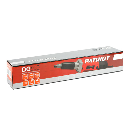 Машина прямошлифовальная PATRIOT DG 600, 450Вт
