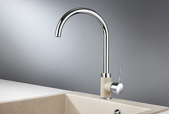 Смеситель для кухни Granula GR-3125, xром/пирит