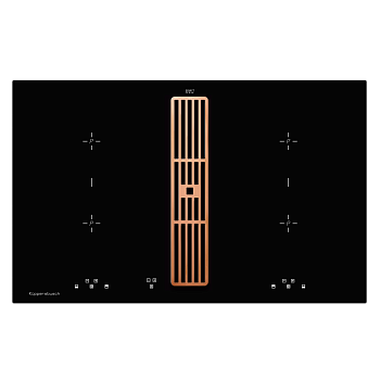 Индукционная варочная панель с вытяжкой Kuppersbusch KMI 8500.0 SR Copper