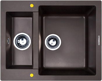 Кухонная мойка Zigmund & Shtain RECHTECK 600.2 ШВЕЙЦ.ШОКОЛАД