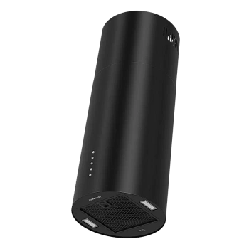 Цилиндрическая островная вытяжка MEFERI TUBE35BK ISLA ULTRA