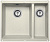 Кухонная мойка Zigmund & Shtain INTEGRA 500.2 КАМЕН.СОЛЬ