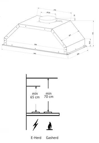 Вытяжка Kuppersberg INTOUCH 60 X