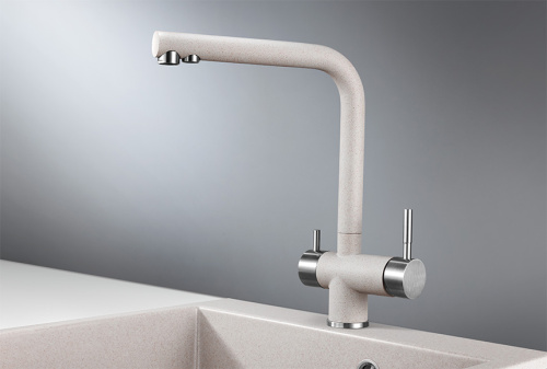 Смеситель для кухни Granula GR-2305, антик