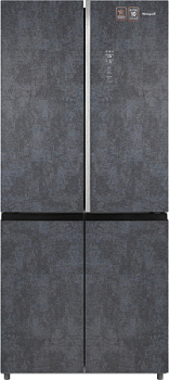 Холодильник Weissgauff WCD 590 NoFrost Inverter Premium EcoFresh Rock Glass