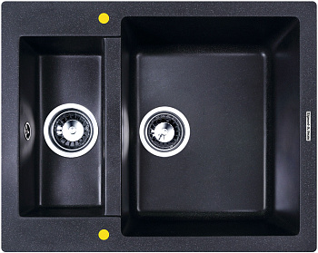 Кухонная мойка Zigmund & Shtain RECHTECK 600.2 ТЕМН.СКАЛА