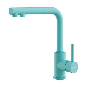 Смеситель Omoikiri Nakagawa 2 Plus-AZ латунь/azur blue