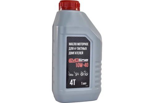 Масло моторное для 4-тактных двигателей полусинтетическое SAE 10W-40 API SJ/CF Evoline 4TPS10EVO