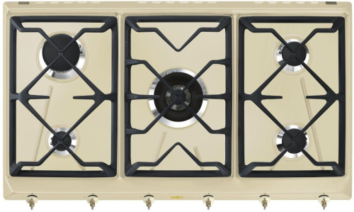 Газовая варочная панель Smeg SRV896AOGH