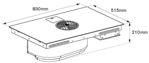 Индукционная варочная панель Bertazzoni P804ICH2M30NC