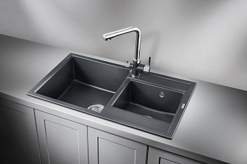 Кухонная мойка Granula Гранула GR-8201, шварц