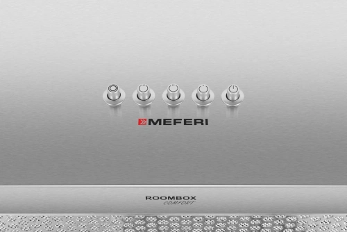 Вытяжка кубическая островная Meferi ROOMBOX40IX ISLA COMFORT
