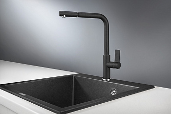 Смеситель для кухни Granula GR-2502, черный