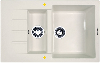 Кухонная мойка Zigmund & Shtain RECHTECK 775.2 ИНД.ВАНИЛЬ