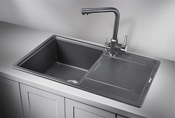 Кухонная мойка Granula Гранула GR-7804, графит