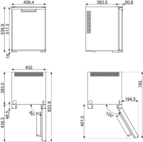 Холодильник Smeg MTE40