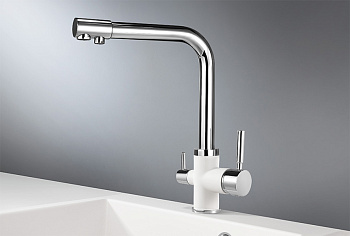 Смеситель для кухни Granula GR-3015, xром/арктик