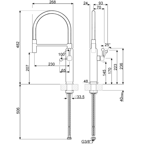 Смеситель Smeg MDF50PB