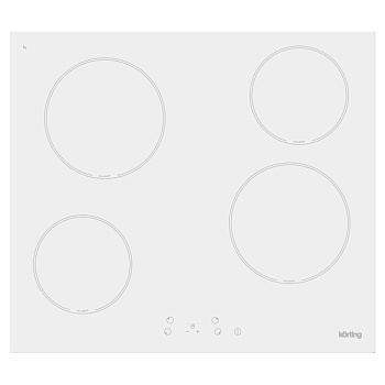 Стеклокерамическая варочная панель Korting HK 60001 BW