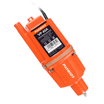 Насос погружной вибрационный PATRIOT VP 40А, нижний забор, 300 Вт
