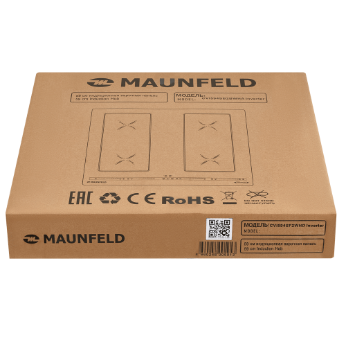 Индукционная варочная панель Maunfeld CVI594SB2WHA Inverter