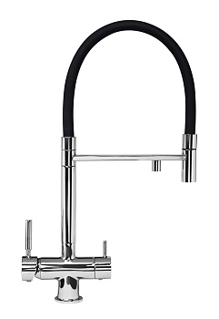 Смеситель Zigmund & Shtain 2300 ZS НЕРЖ.ПОЛИР