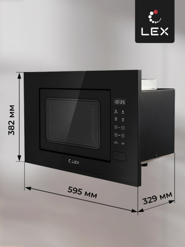 Встраиваемая микроволновая печь LEX BIMO 20.02 BLACK