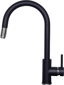 Смеситель Zigmund & Shtain 1700 ZS ЧЕРН.БАЗАЛЬТ