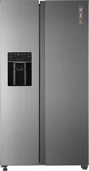Холодильник Weissgauff WSBS 695 NFX Inverter Ice Maker