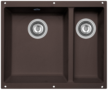 Кухонная мойка Zigmund & Shtain INTEGRA 500.2 ШВЕЙЦ.ШОКОЛАД