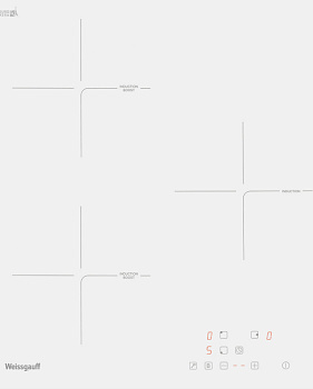 Стеклокерамическая панель Weissgauff HI 430 W