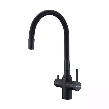 Смеситель для кухни Paulmark SALIX, антрацит, Sa213419-AN