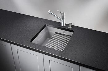 Комплект Кухонная мойка Granula 4501u + Смеситель Granula 0010, алюминиум