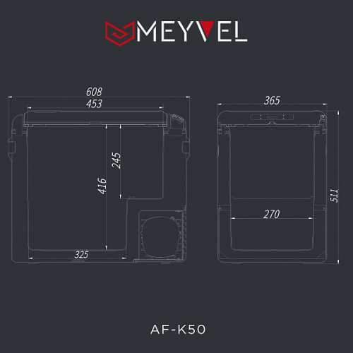Автохолодильник Meyvel AF-K50