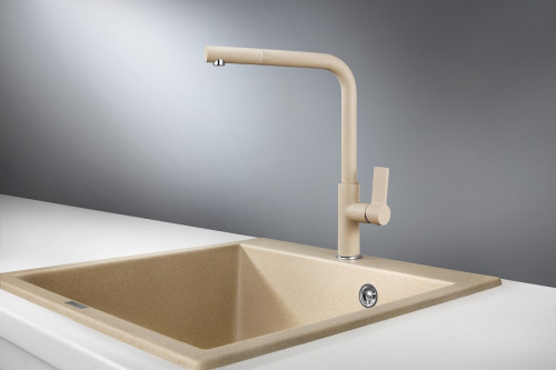 Смеситель для кухни Granula GR-2502, песок