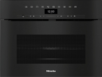 Духовой шкаф с СВЧ Miele H7440BMX OBSW черный обсидиан