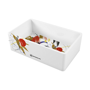 Мойка Omoikiri Mikura 76-Tokyo Natceramic/белый