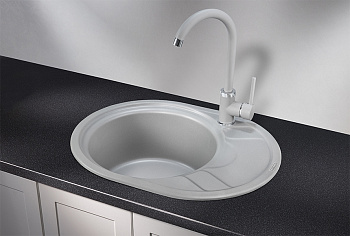 Кухонная мойка Granula Гранула 5802, алюминиум