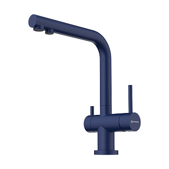 Смеситель Omoikiri Nagano-IB латунь/indigo blue