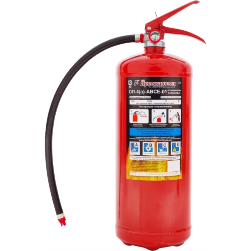 Огнетушитель ОП-4 Ярпожинвест АВСЕ (с манометром)